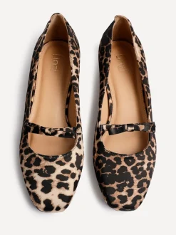 Linzi Animal Cressida Ballet Pumps With Bow Detail