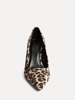 Linzi Animal Wide Fit Aim Closed Court Stiletto Heels