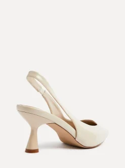 Linzi Beige Presley Stiletto Pointed Court Heels