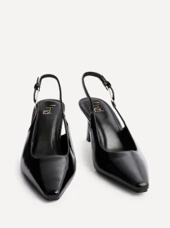 Linzi Black Avani Stiletto Court Heels