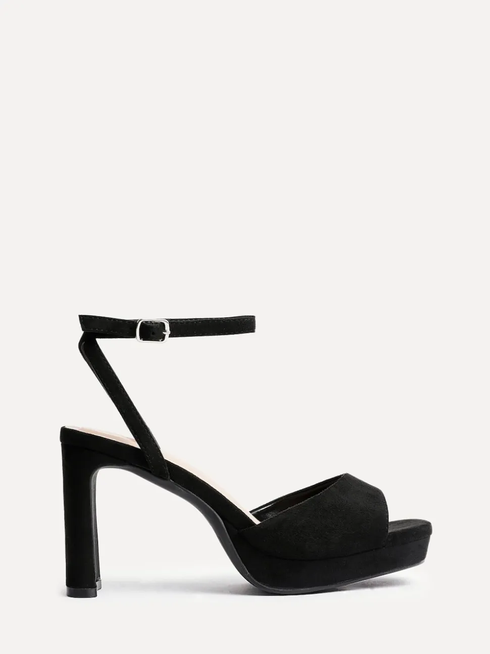 Linzi Black Diva Platform Block Heels