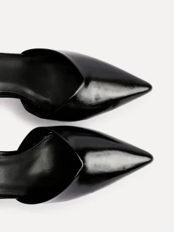 Linzi Black Grey Moira Classic Stiletto Court Heels