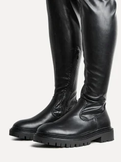 Linzi Black Sonny Over The Knee Long Boots