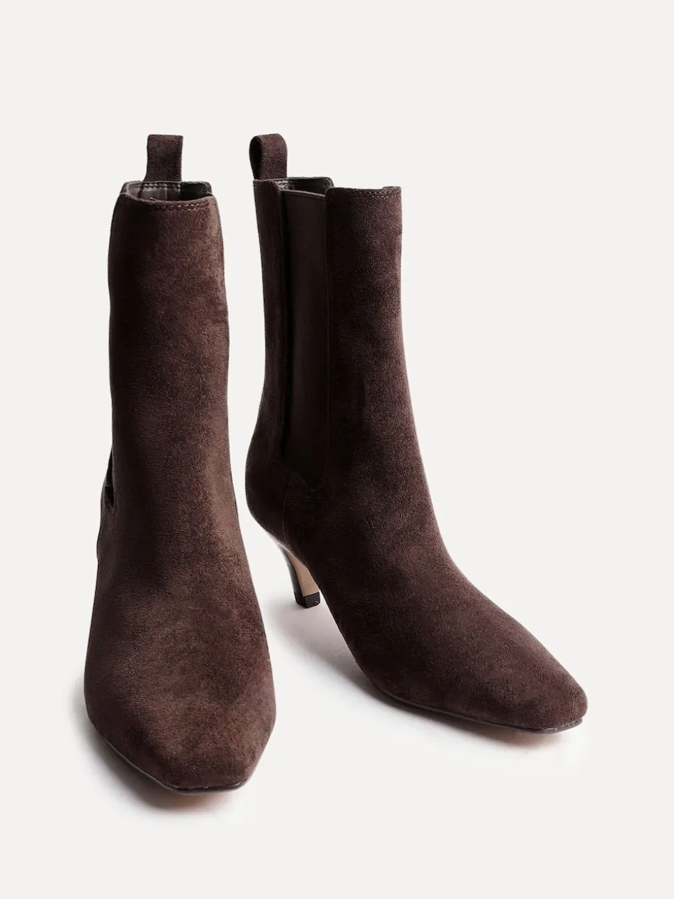 Linzi Brown Ritual Kitten Heeled Chelsea Boots