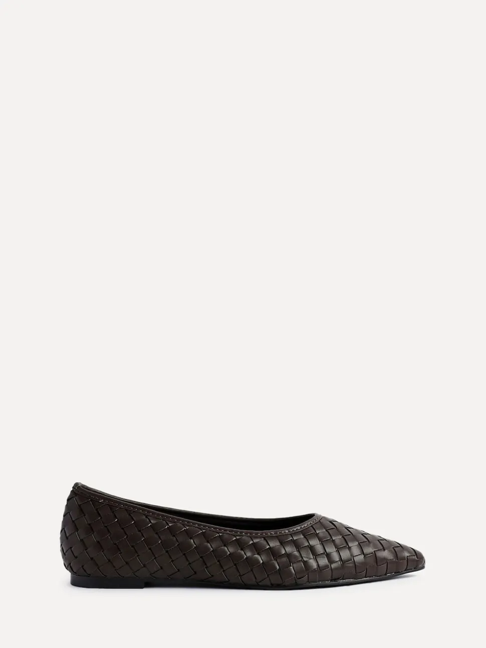 Linzi Brown Talina Woven Pointed Toe Ballet Flats