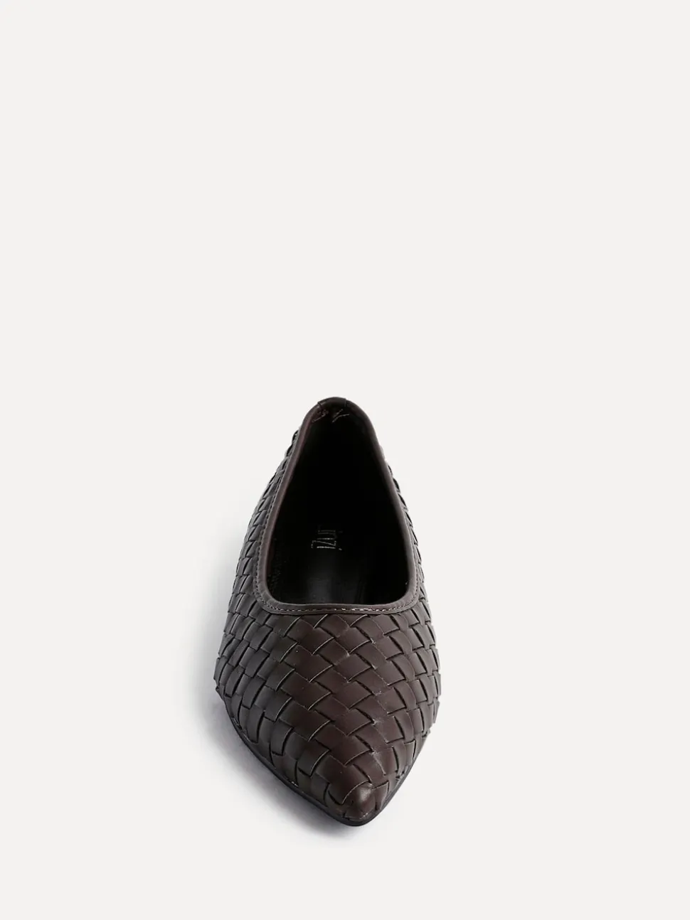 Linzi Brown Talina Woven Pointed Toe Ballet Flats