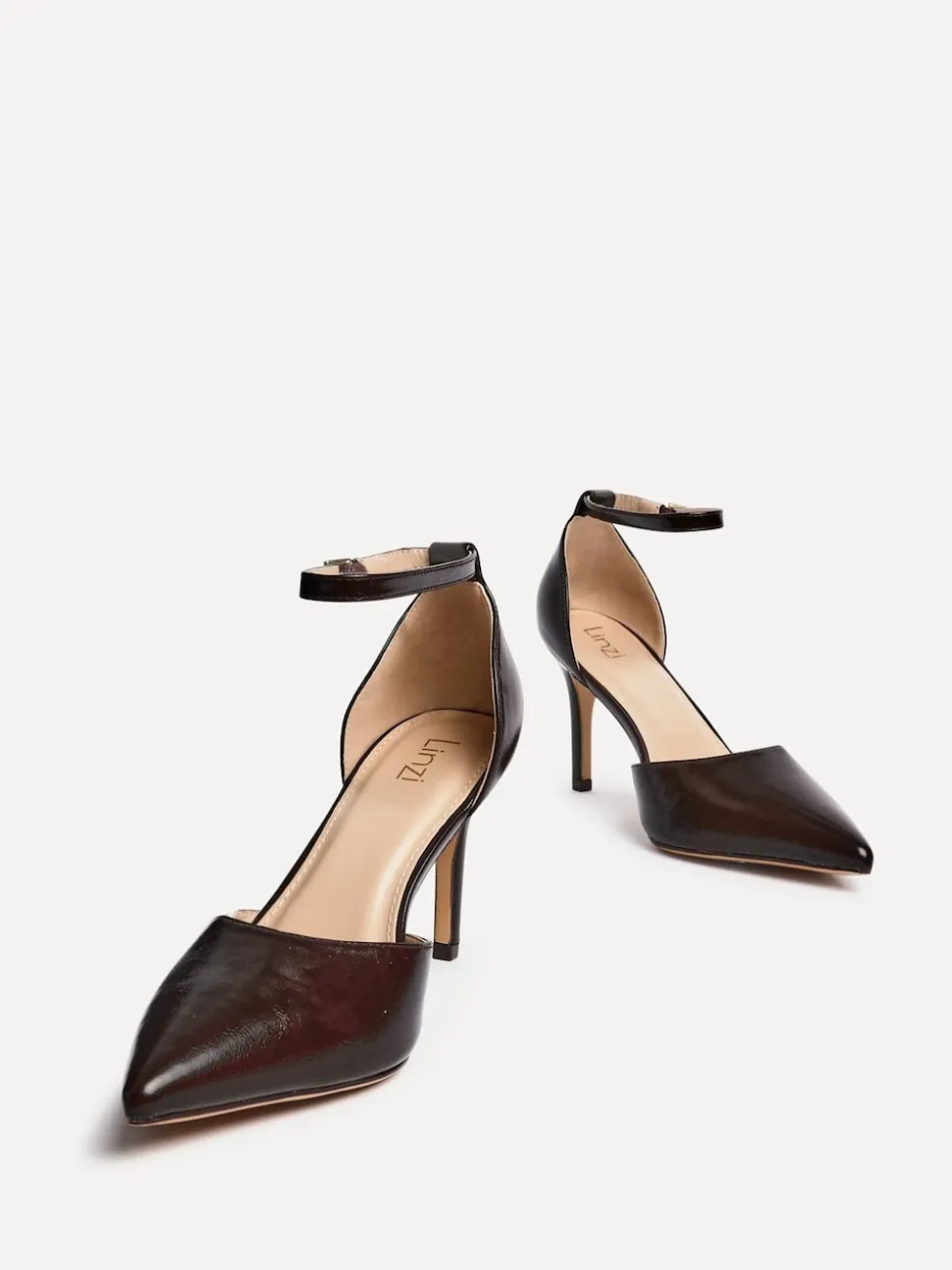 Linzi Brown Thea Classic Stiletto Court Heels