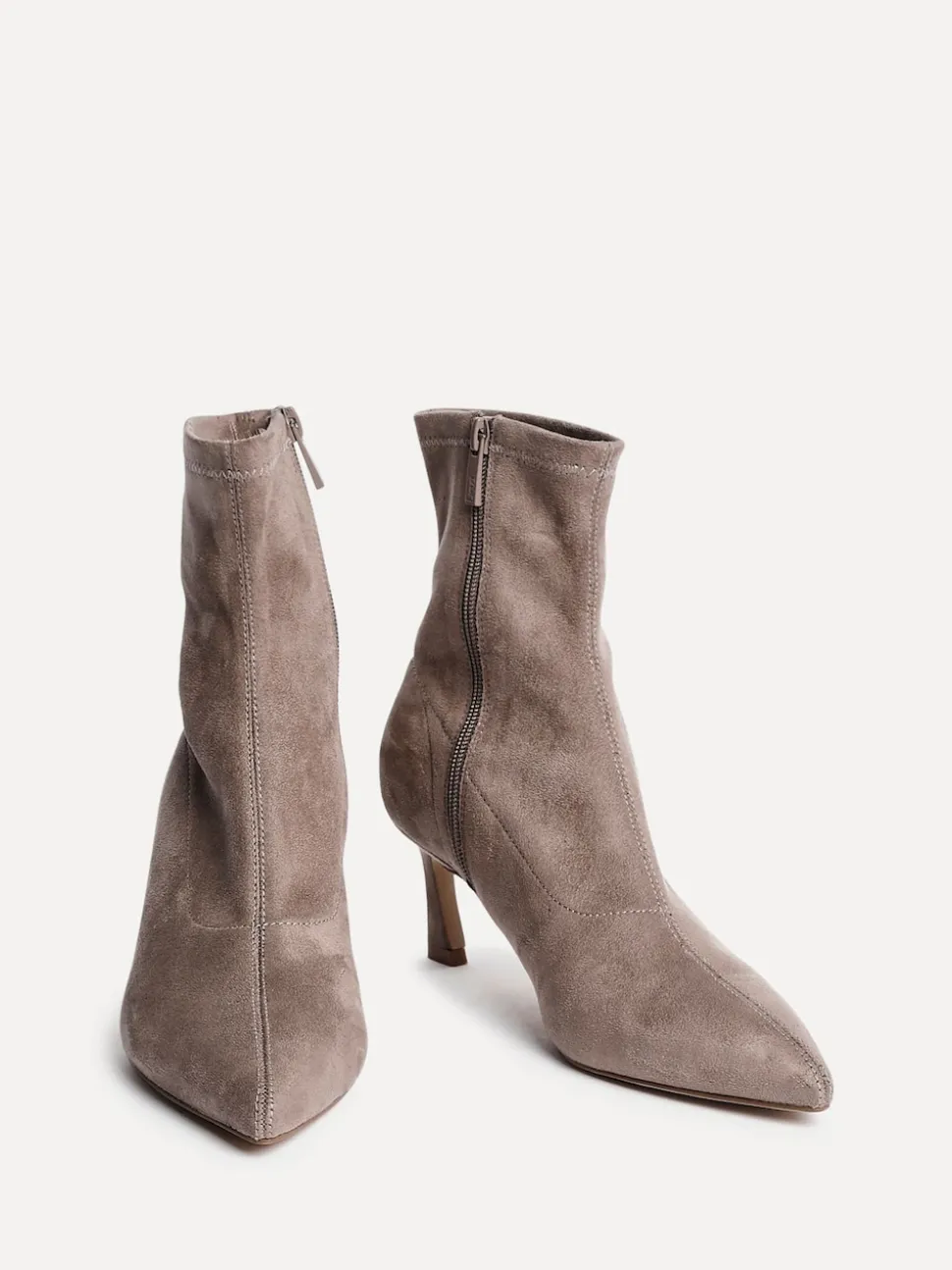 Linzi Brown Upgrade Kitten Heel Ankle Boots