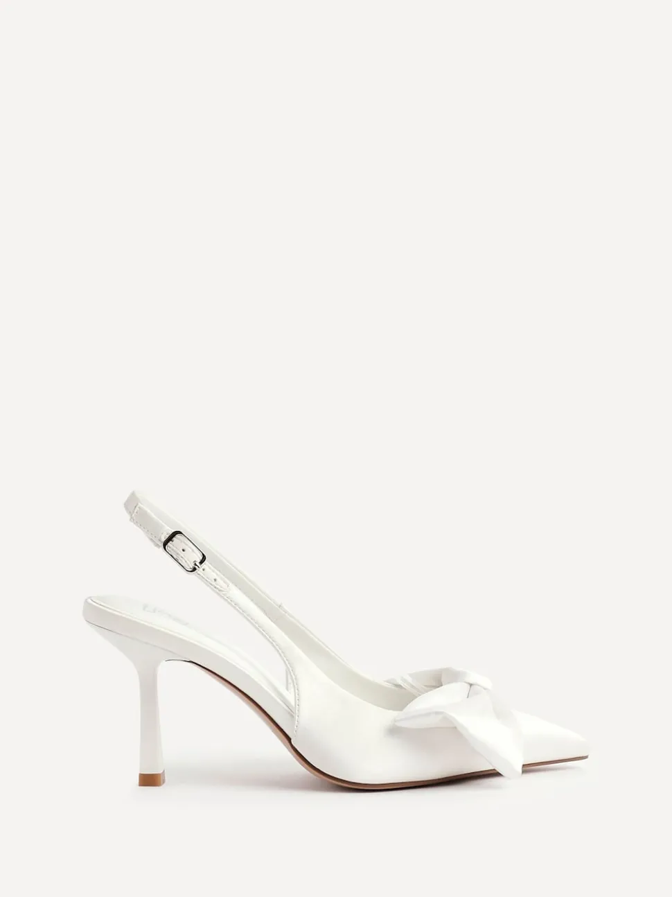 Linzi Cream Bridal Always Courts With Bow Detail