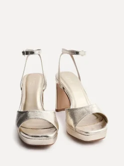 Linzi Gold Diva Platform Block Heels