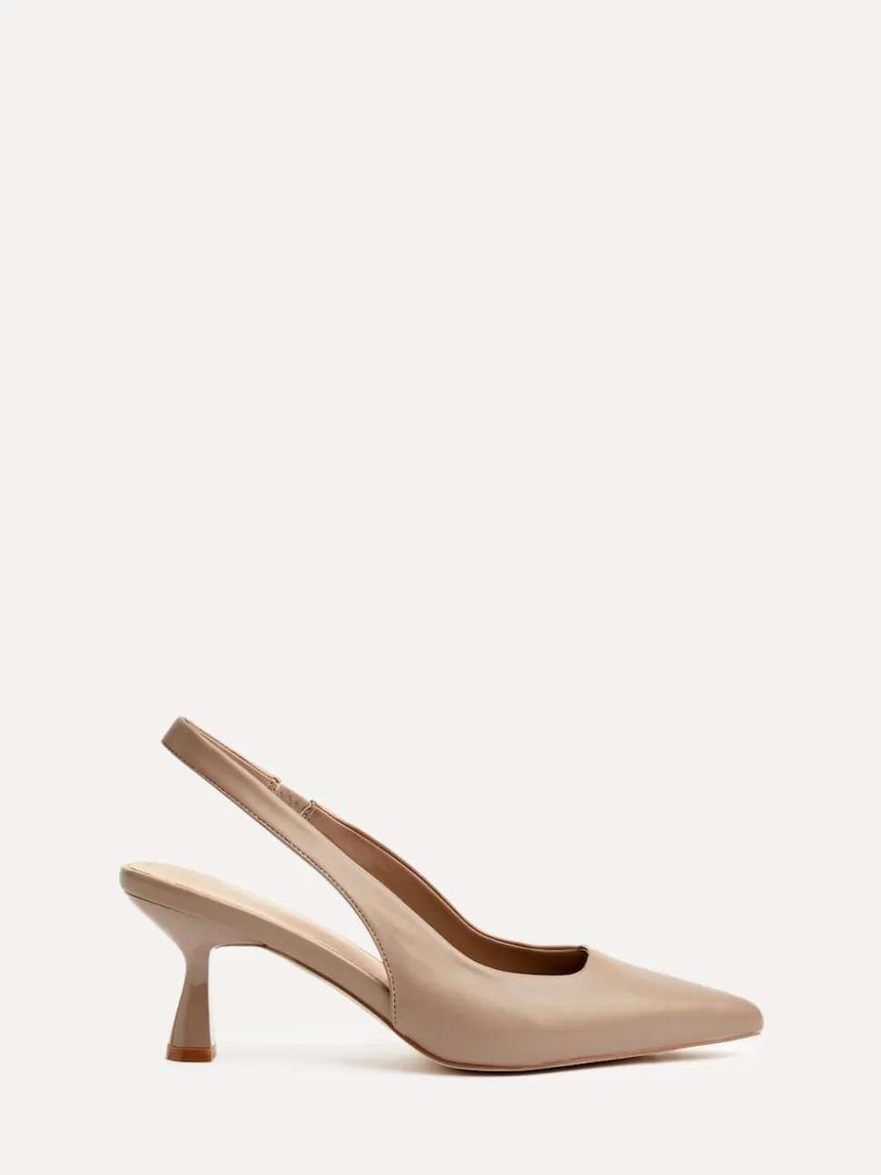 Linzi Mocha Presley Stiletto Pointed Court Heels