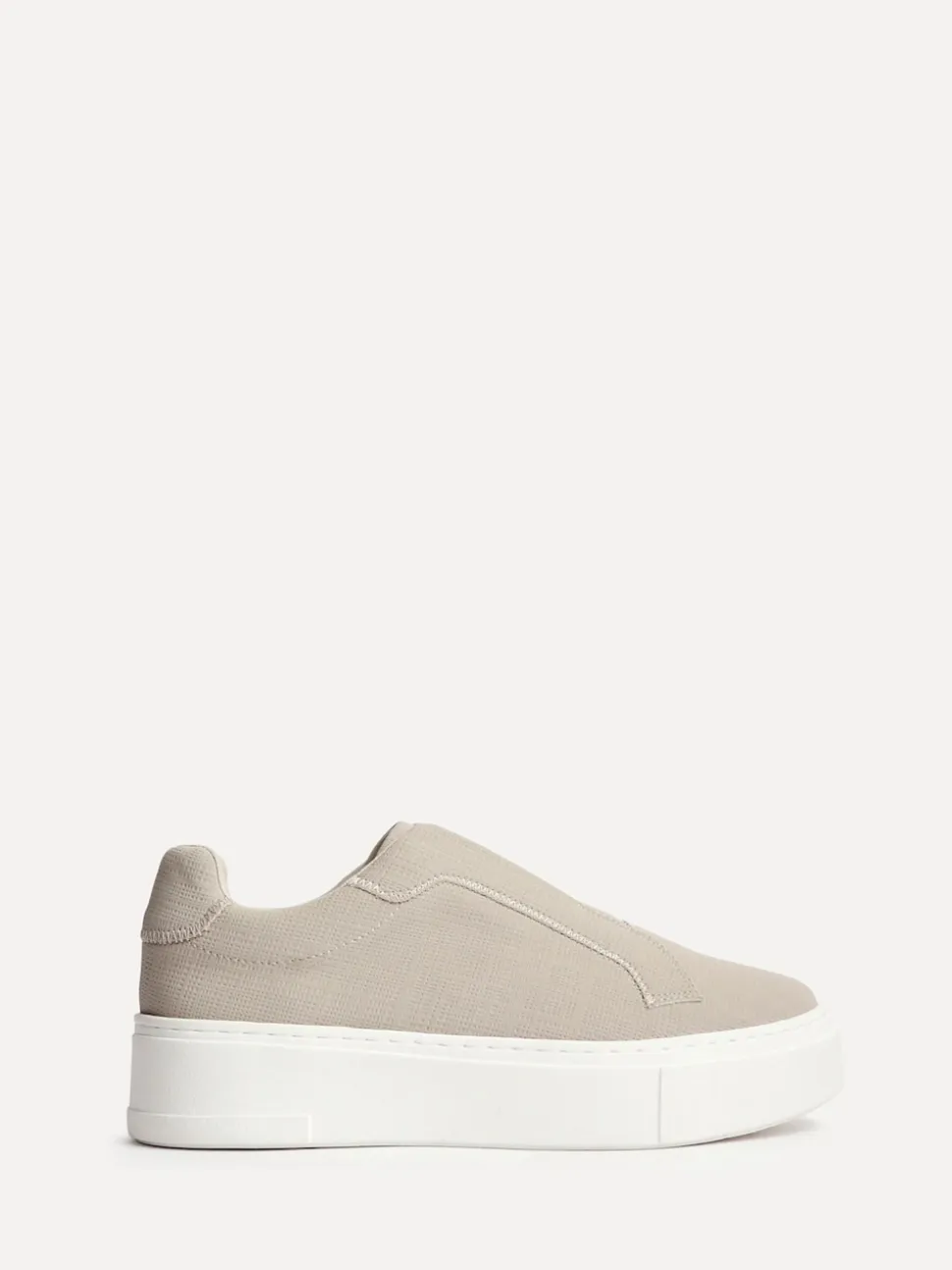 Linzi Natural Henley Flatform Slip-On Trainers