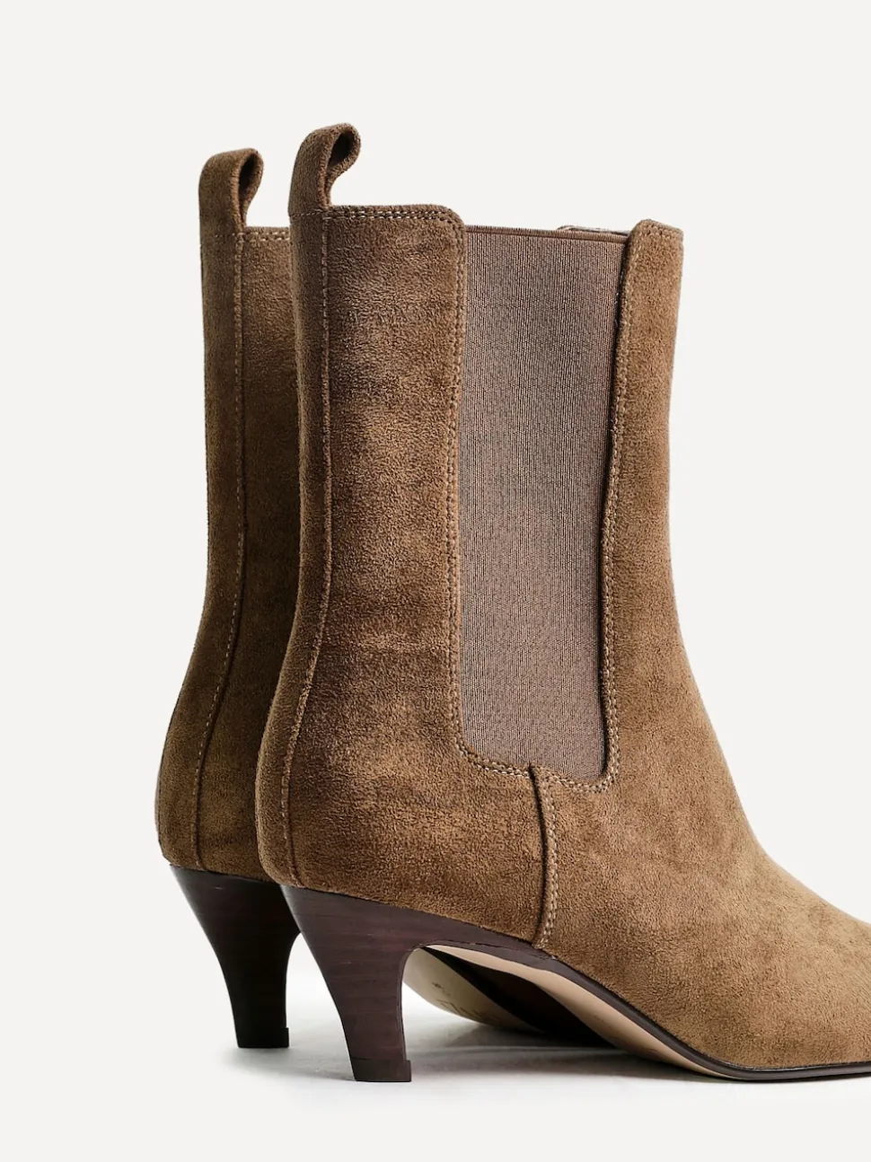 Linzi Natural Ritual Kitten Heeled Chelsea Boots