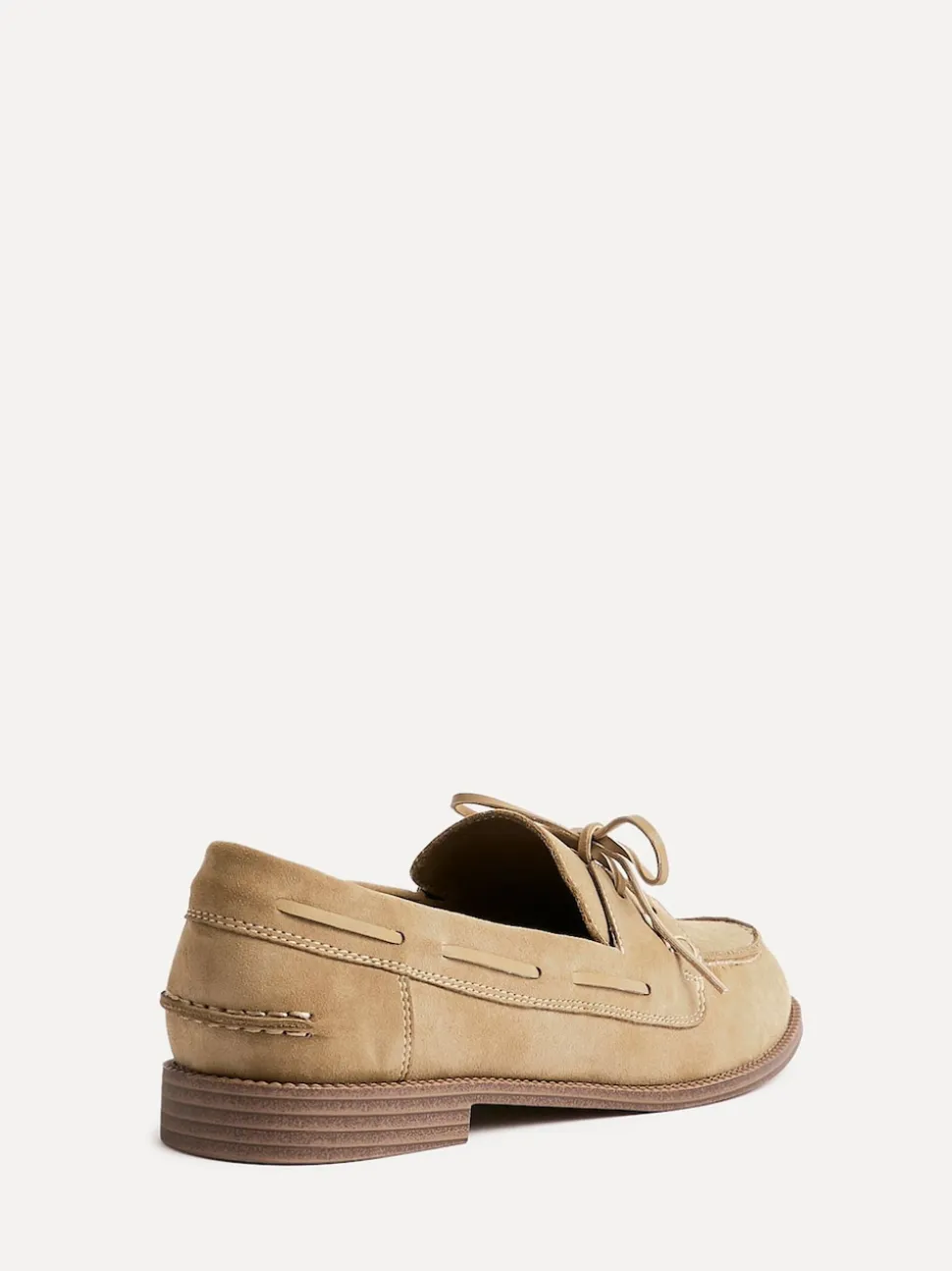 Linzi Natural Vanish Slip-On Loafers With Lace Detailing