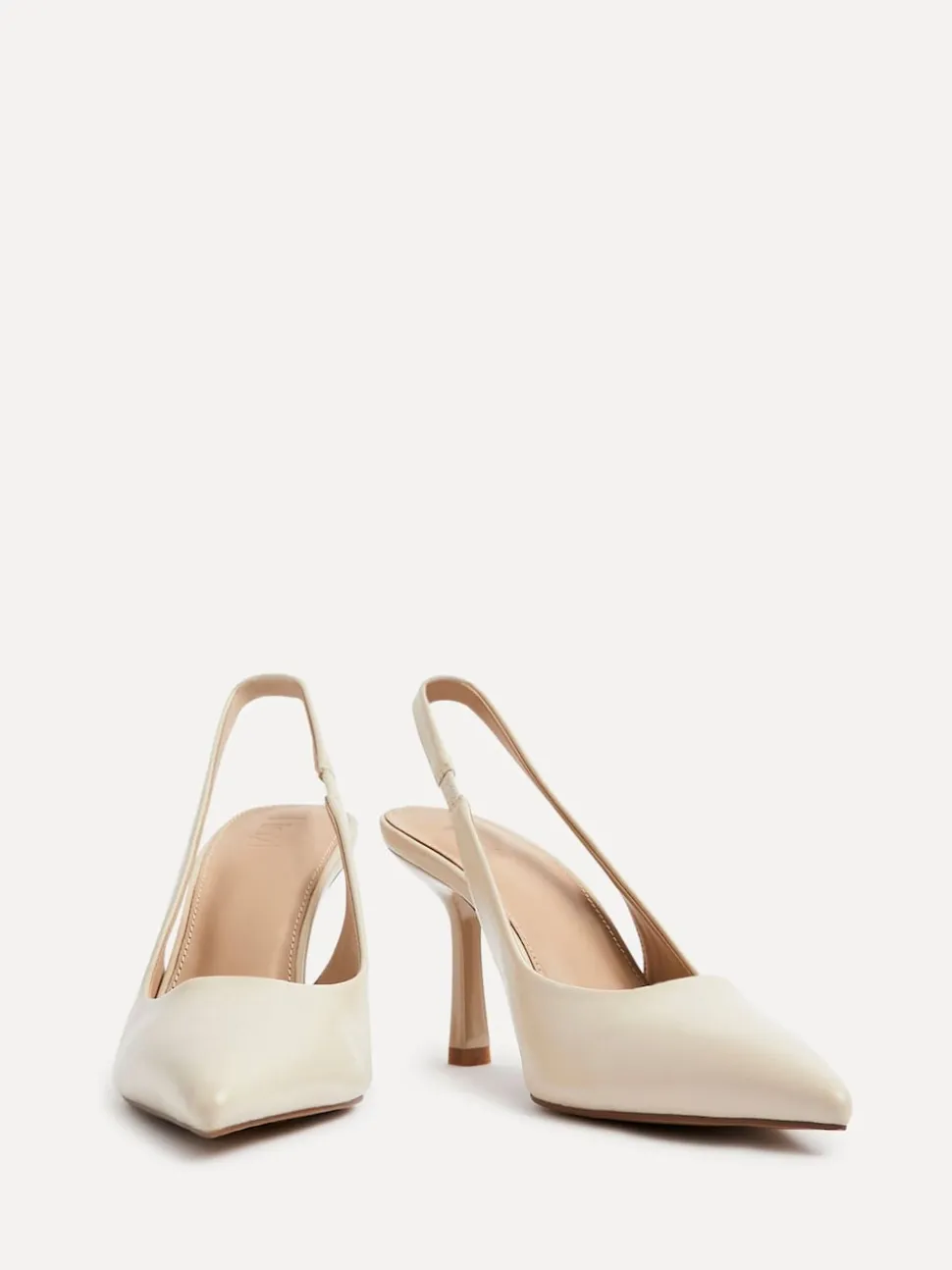 Linzi Nude Dash Slingback Court Heels