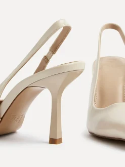 Linzi Nude Dash Slingback Court Heels