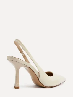 Linzi Nude Dash Slingback Court Heels
