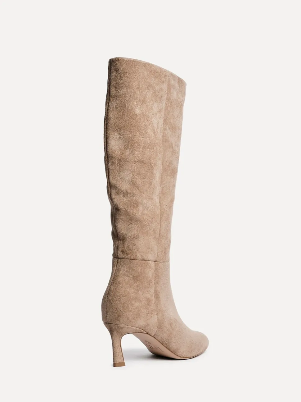 Linzi Nude Rush Pointed Toe High Leg Stiletto Boots