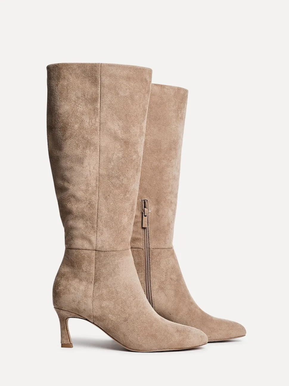 Linzi Nude Rush Pointed Toe High Leg Stiletto Boots