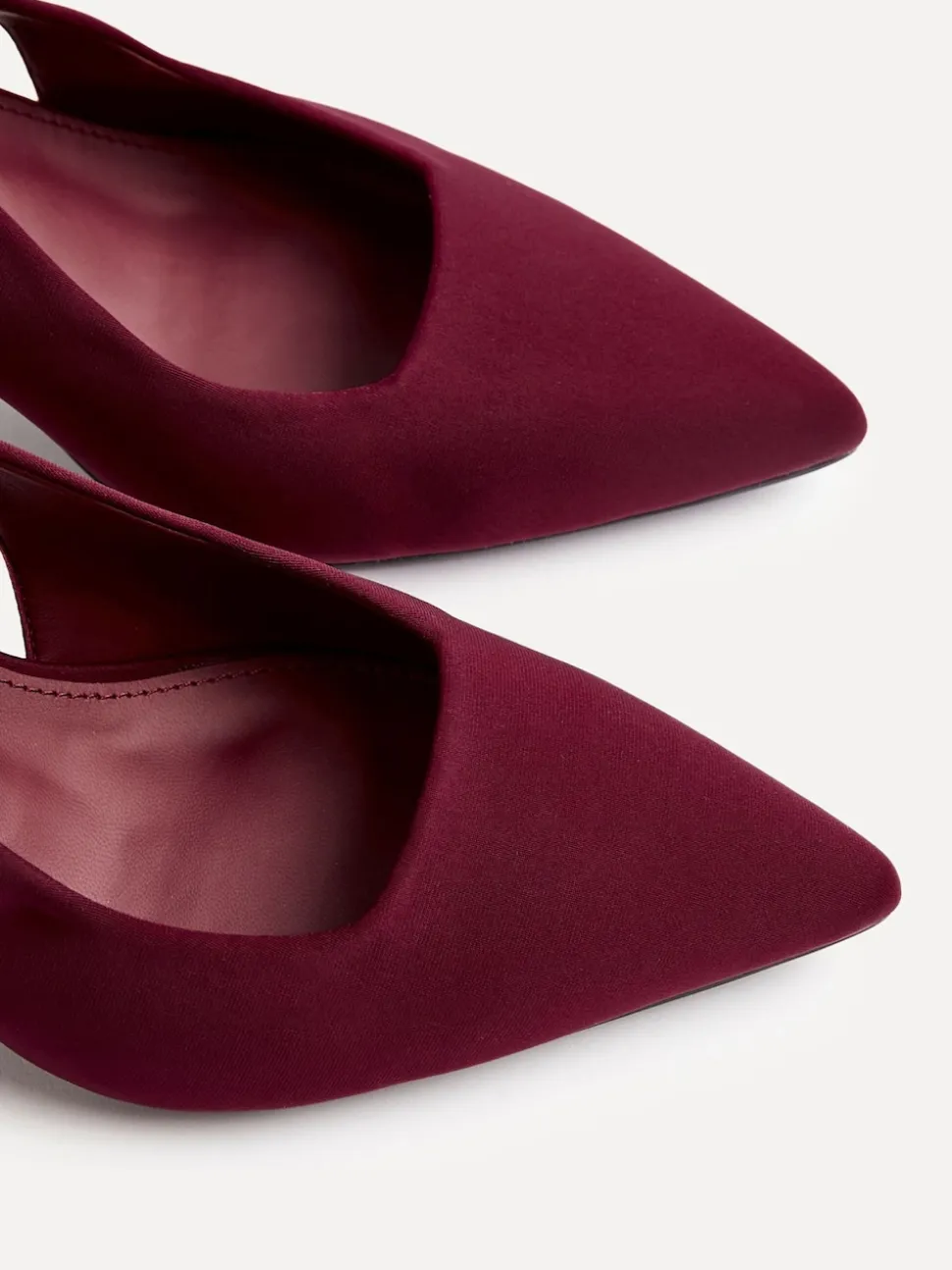 Linzi Red Izzie Wide Fit Slingback Court Heels