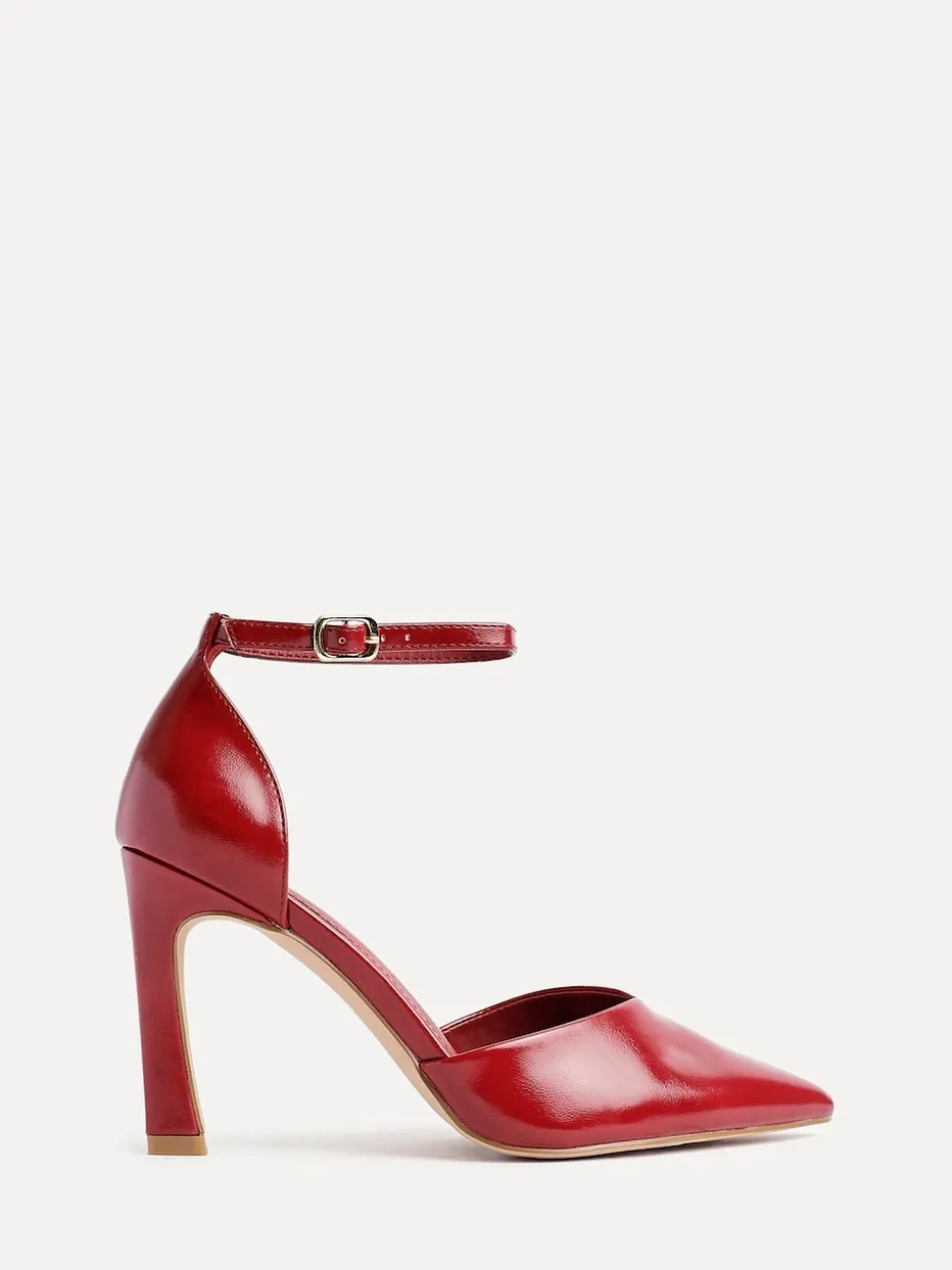 Linzi Red Moira Classic Stiletto Court Heels