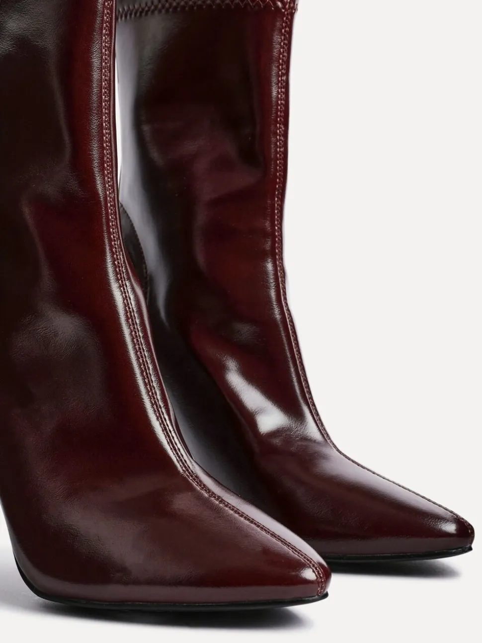 Linzi Red West Pointed Toe Ankle Boots With Stiletto Heel