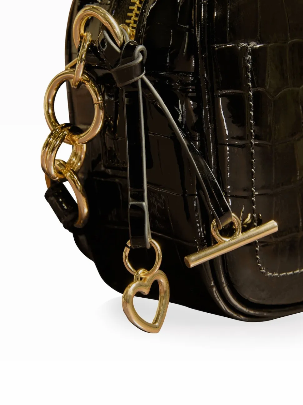 Lipsy Black Boxy Cross-Body Bag