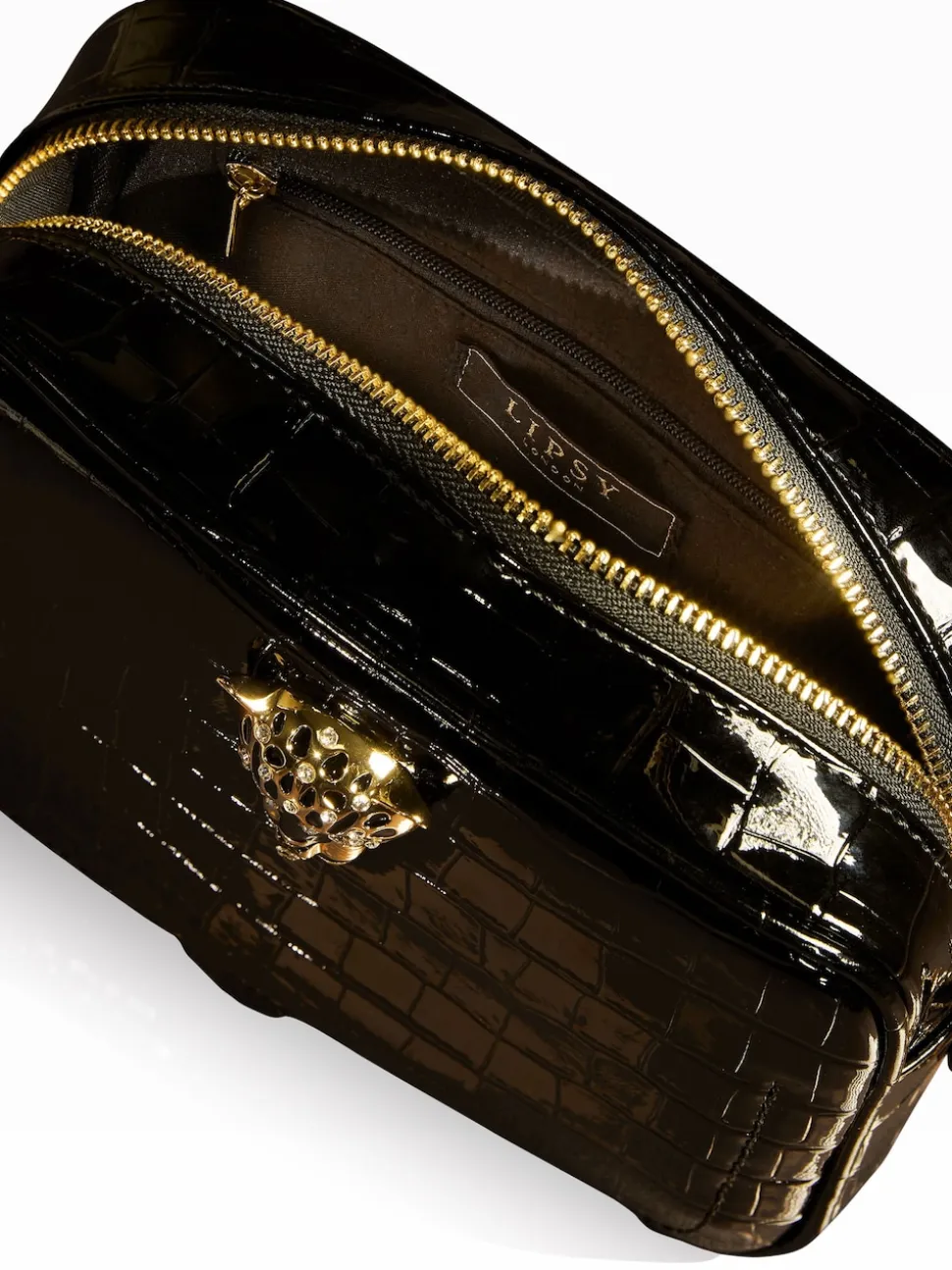 Lipsy Black Boxy Cross-Body Bag