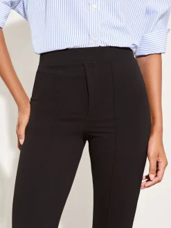 Lipsy Black High Waisted Contour Bootleg Flared Trousers