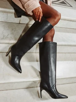Lipsy Black Knee High Boots