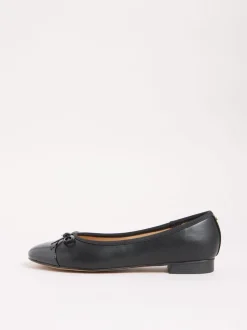 Lipsy Black Standard Fit Patent Toecap Ballerinas