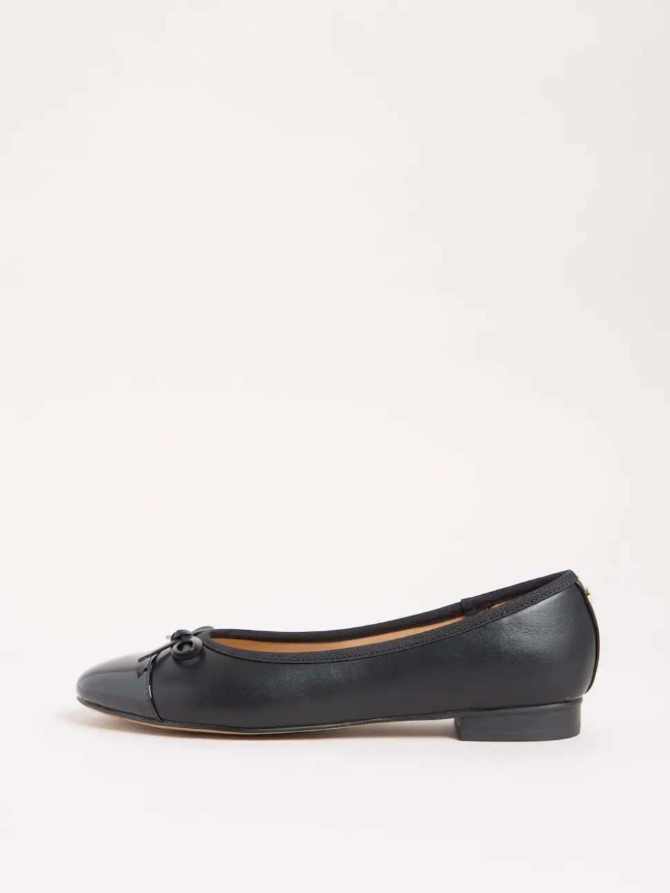 Lipsy Black Standard Fit Patent Toecap Ballerinas