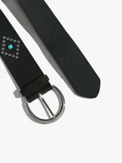 Lipsy Black Studded Chunky Belt