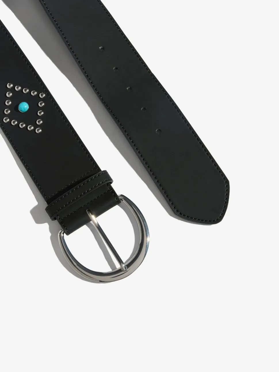 Lipsy Black Studded Chunky Belt