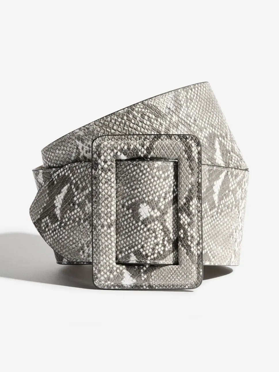 Lipsy Black Wide Buckle Belt