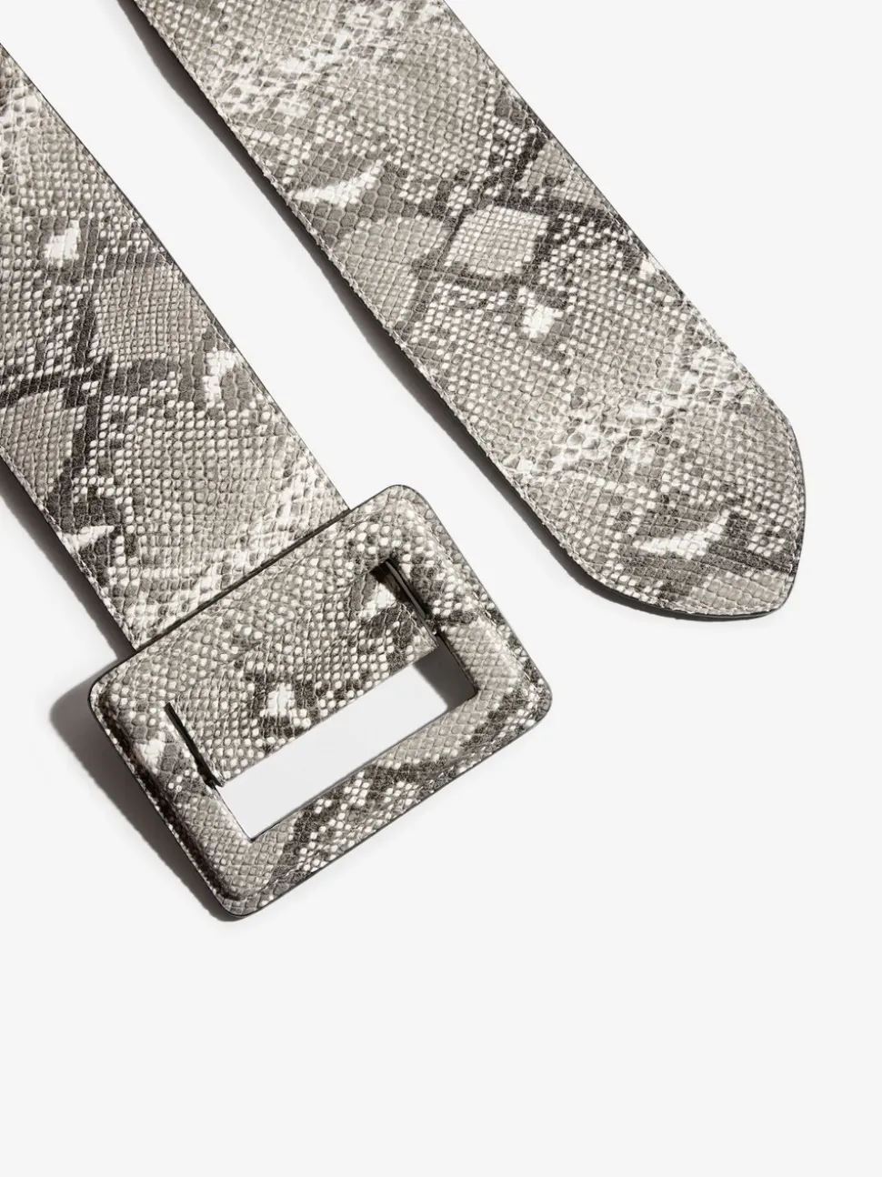 Lipsy Black Wide Buckle Belt