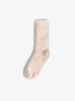 Lipsy Burgundy/Pink Super Soft Cosy Socks 3 Pack