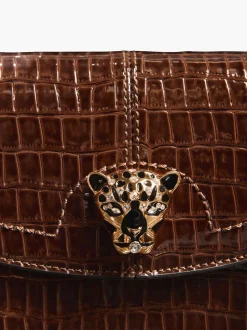 Lipsy Chocolate Brown Medium Chain Shoulder Bag