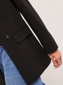 Lipsy Jet Black Relaxed Blazer