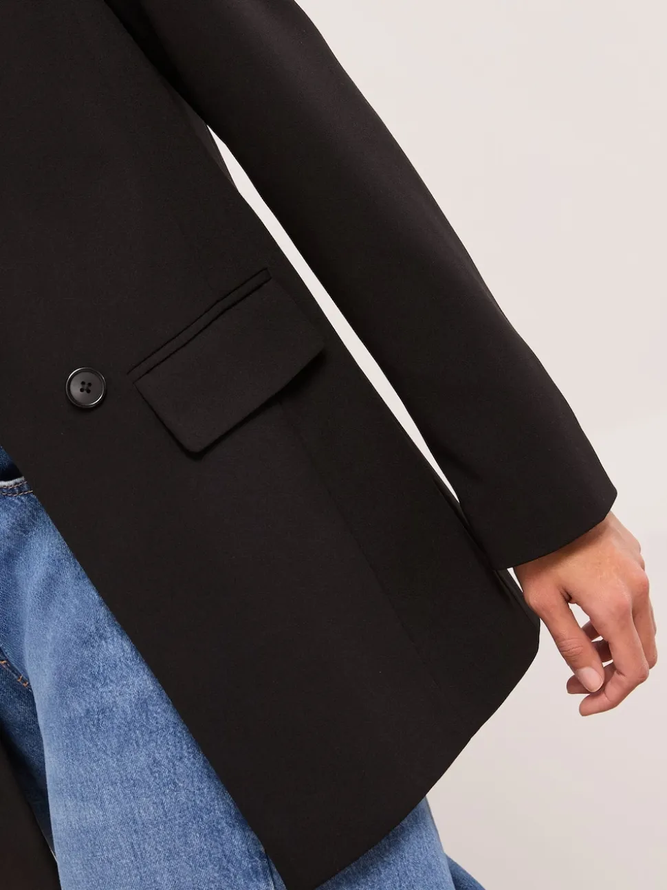 Lipsy Jet Black Relaxed Blazer