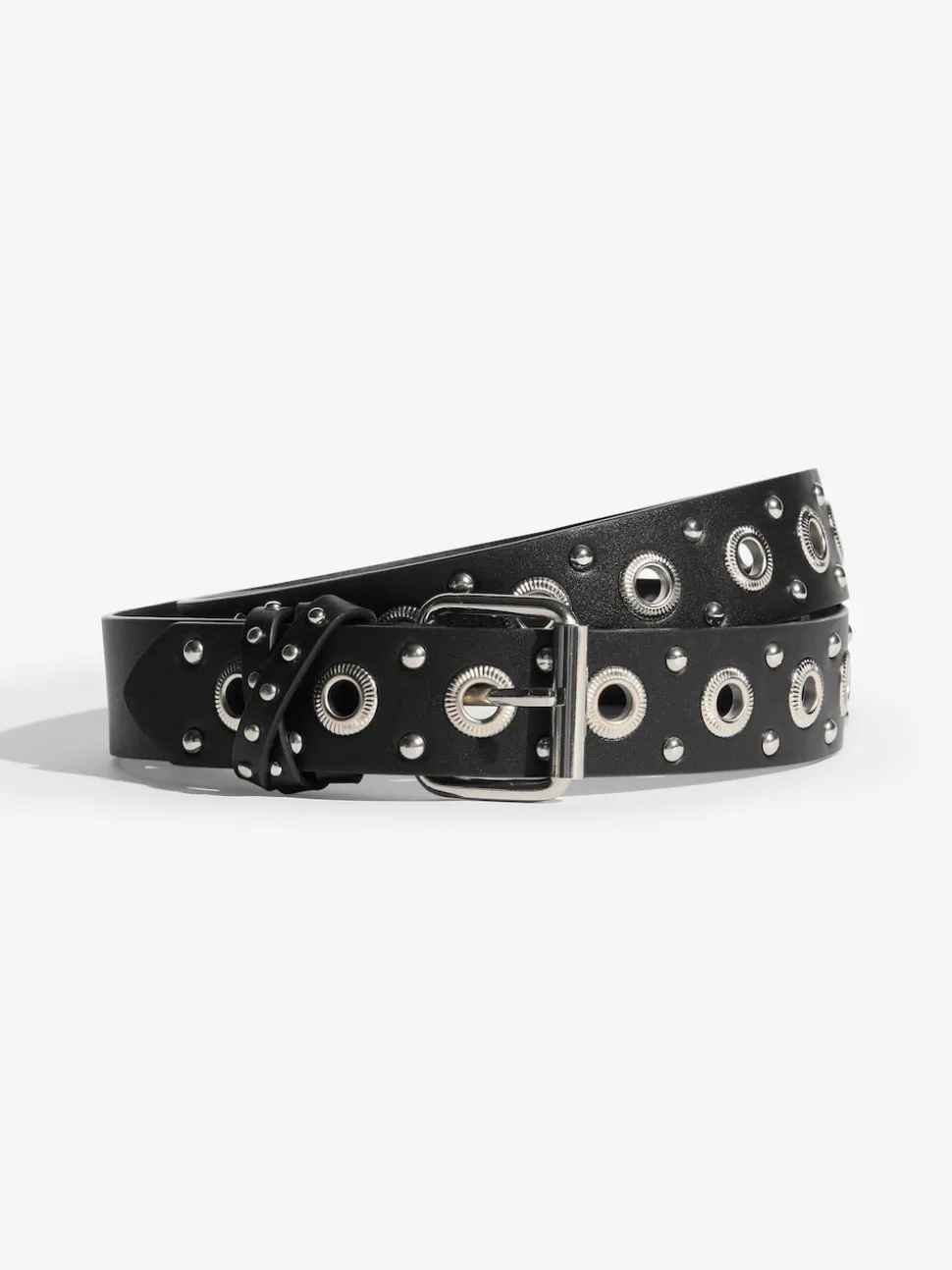 Lipsy Leopard Print and Studded Belts 2 Pack