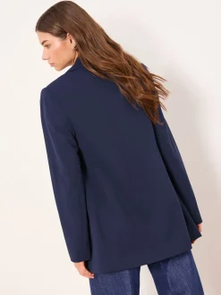 Lipsy Navy Blue Relaxed Blazer