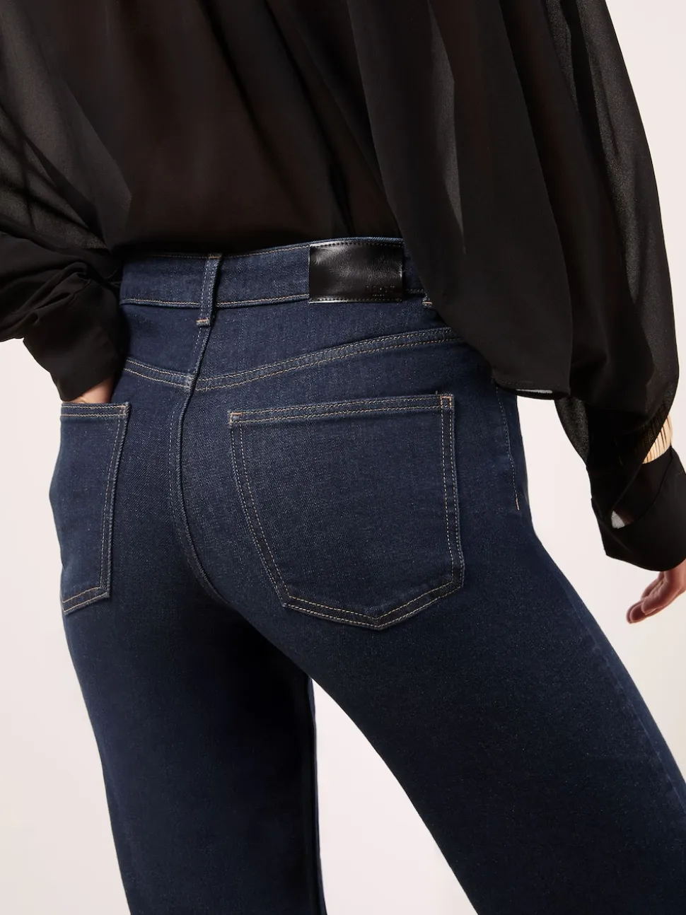 Lipsy Rinse Blue Wide Leg Jeans