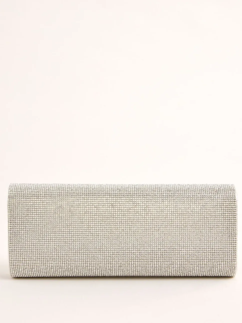 Lipsy Silver Hotfix Clutch Bag