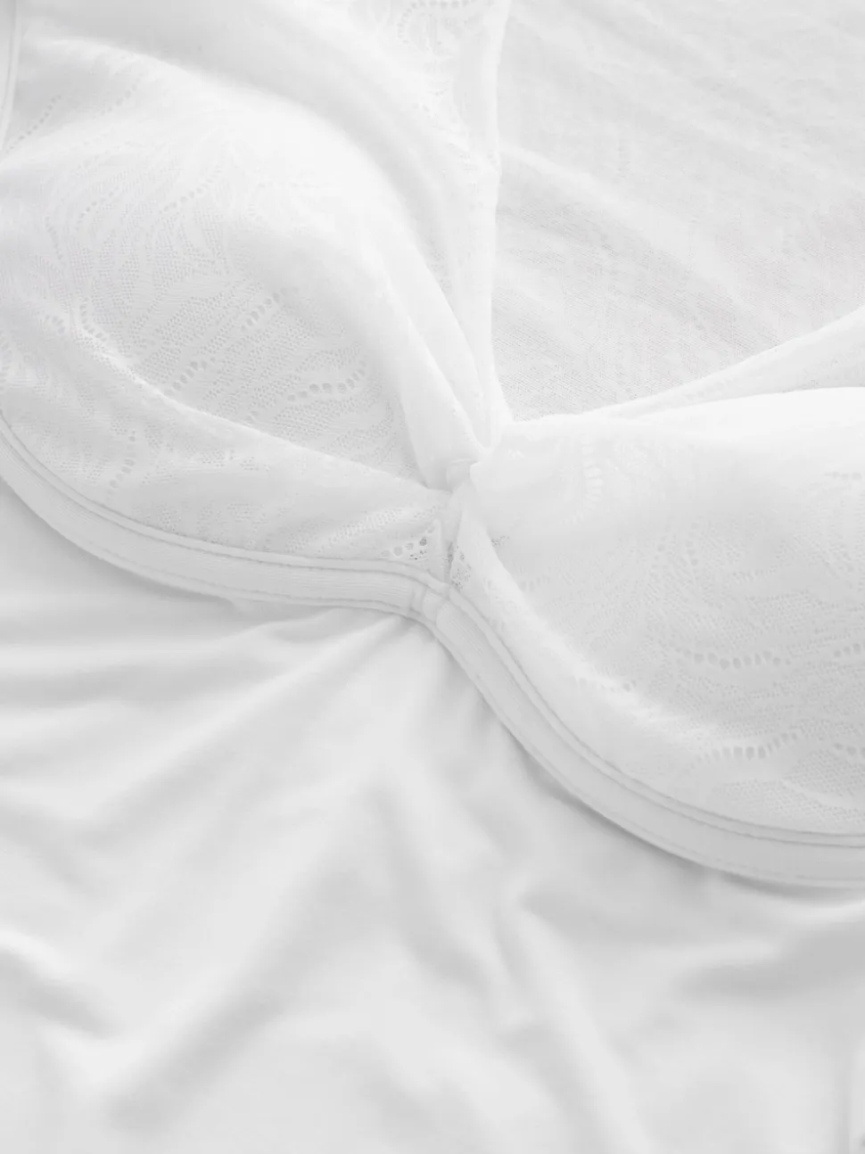 Lipsy White Lace Long Sleeve Padded Thong Bodysuit