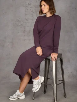 Live Unlimited Purple Sweatshirt dress