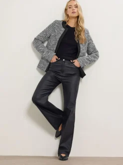 Long Tall Sally Black Boucle Jacket