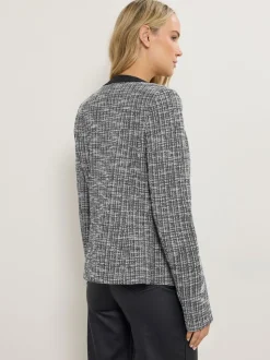 Long Tall Sally Black Boucle Jacket