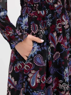 Long Tall Sally Black Chiffon Dress