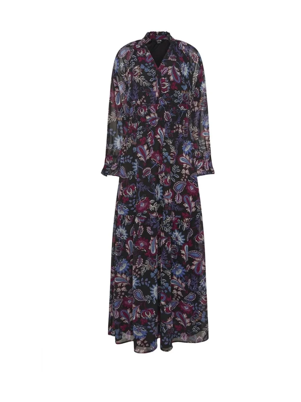 Long Tall Sally Black Chiffon Dress